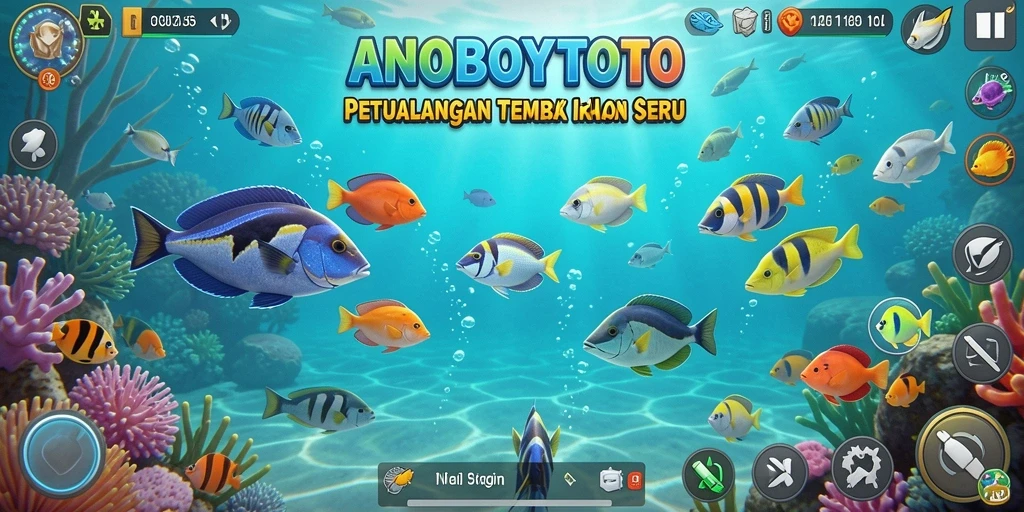 Tampilan gameplay ANOBOYTOTO yang seru di dunia Tembak Ikan.