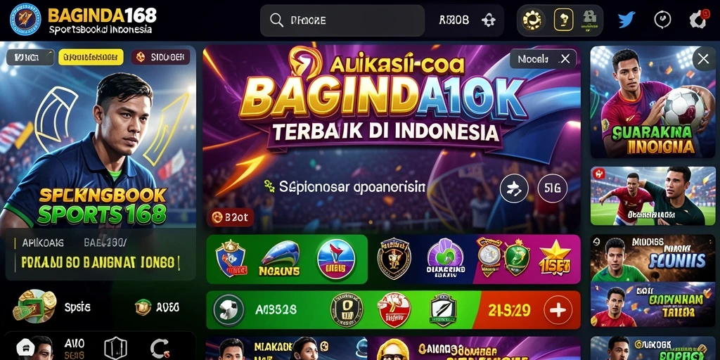 Tampilan menarik dari gameplay taruhan olahraga di BAGINDA168.