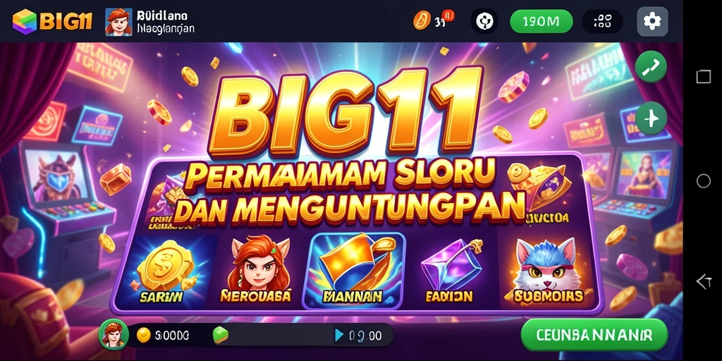 Screenshot gameplay BIG11 yang menampilkan keseruan mesin Slot.