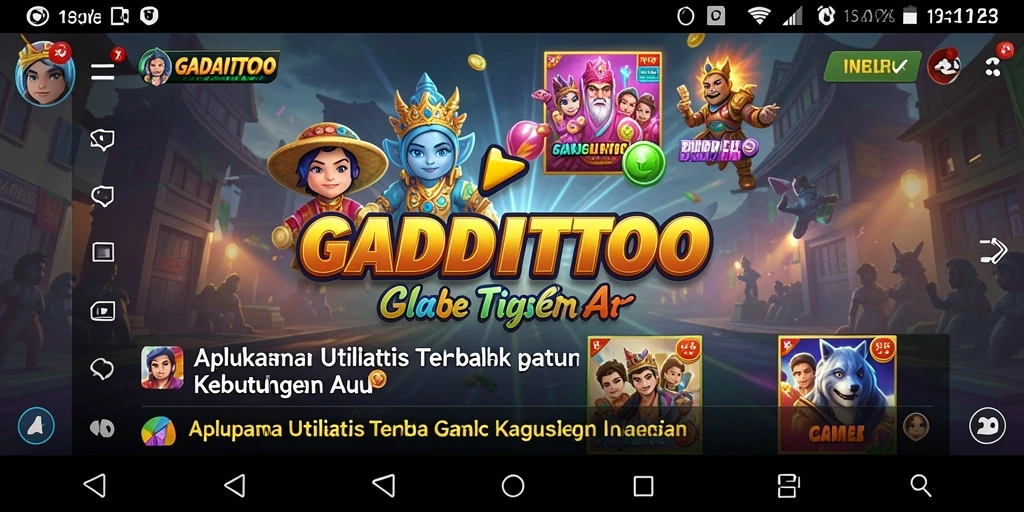 Screenshot GADAITOTO menampilkan antarmuka yang sederhana dan intuitif.