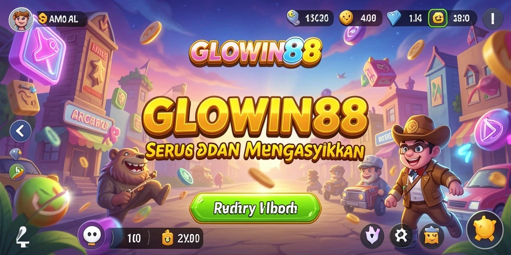 Tangkapan layar menggambarkan gameplay seru GLOWIN88 yang penuh aksi.