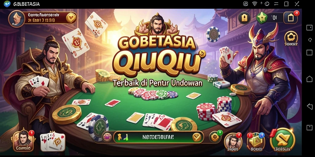 Screenshot GOBETASIA menampilkan gameplay QiuQiu yang seru.