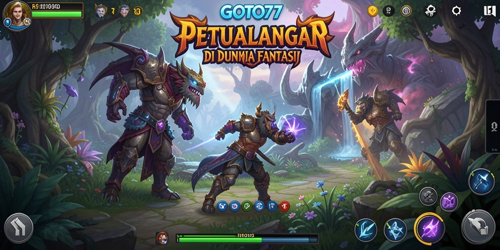 Tampilan gameplay GOTO77 yang menakjubkan di dunia petualangan.