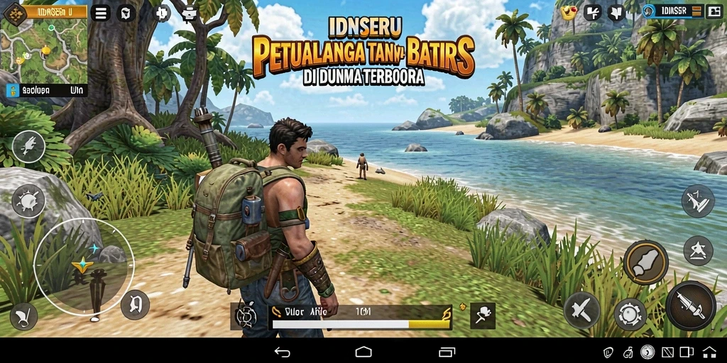 Gameplay IDNSERU yang memukau dalam dunia terbuka.