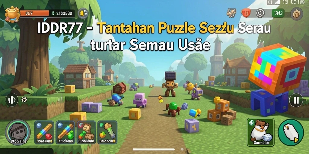 Tampilan gameplay IDR77 yang seru dan menantang teka-teki.