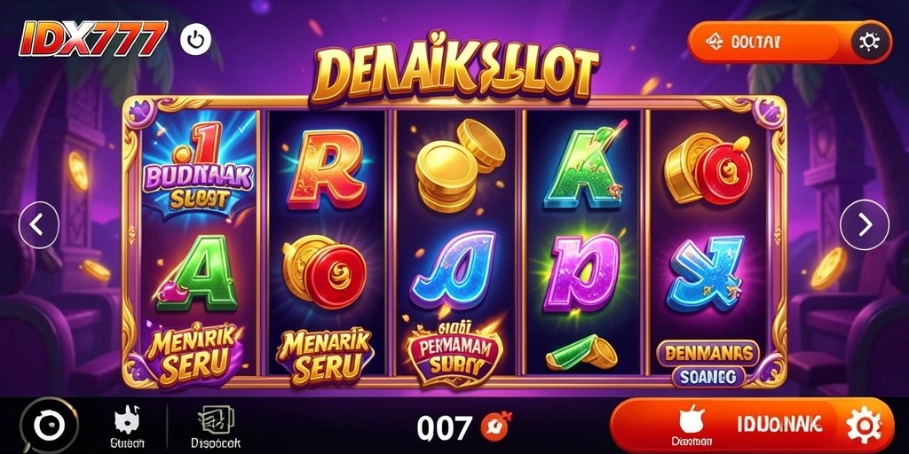 Screenshot gameplay IDX777 menampilkan keseruan bermain Slot yang mendebarkan.