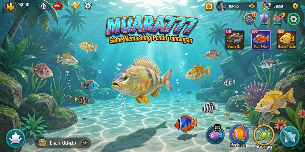 Screenshot gameplay MUARA777 dengan tampilan memancing yang menakjubkan.