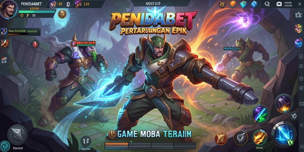 Screenshot utama permainan PENIDABET menampilkan aksi pertarungan yang mendebarkan.