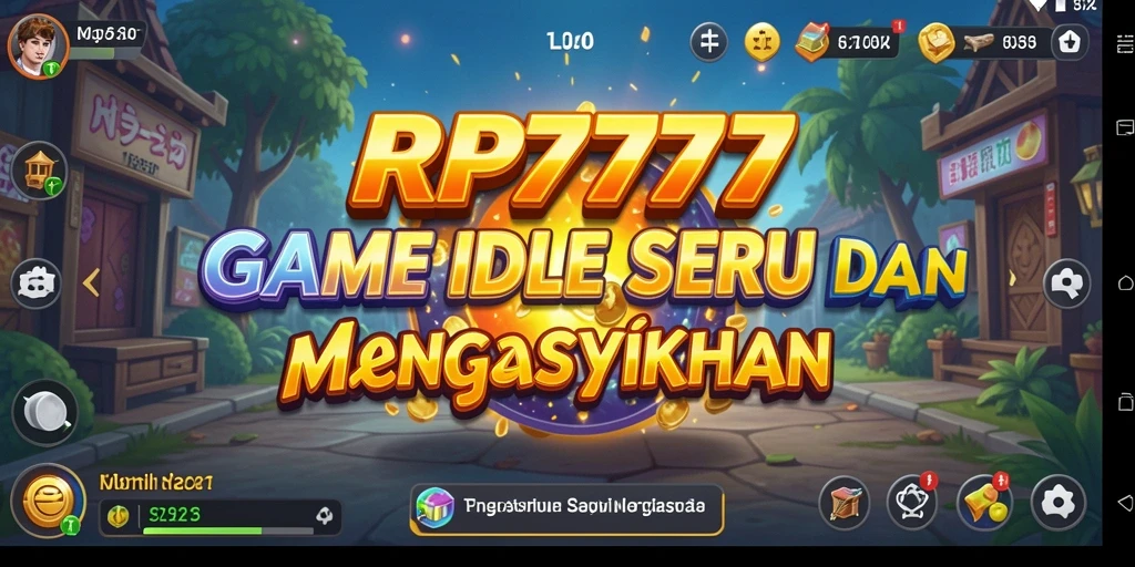 Screenshot gameplay RP777 yang menunjukkan aksi idle yang menarik.