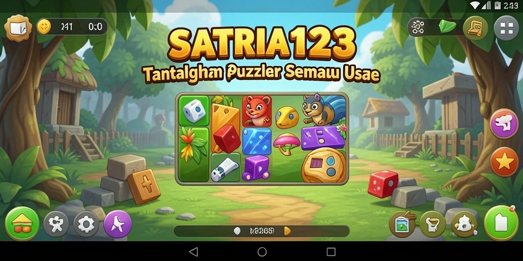 Gameplay SATRIA123 yang menantang dan penuh warna.