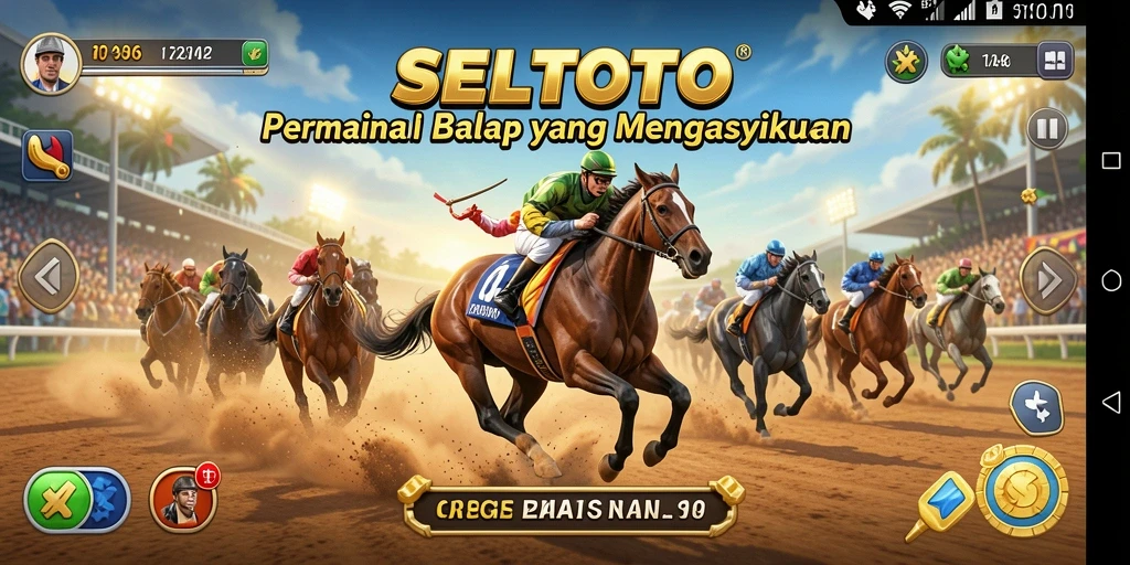 Tampilan gameplay Racing yang mendebarkan dalam SELTOTO.